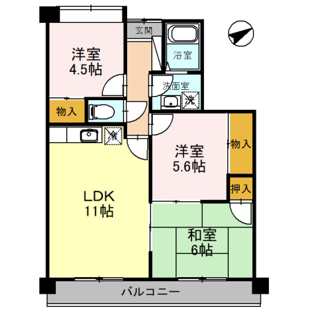 メゾンアザレアの間取り