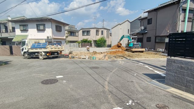 【前面道路含む現地写真】 | 天白区荒池　１号棟〈仲介手数料無料〉平針小学校・平針中学校　新築一戸建て