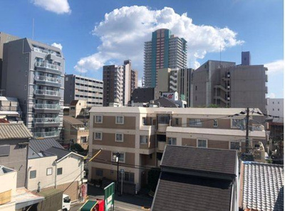 【展望】 | エクセル天神橋 | 眼前に視界を遮るものが泣く、空が見えて気持ちいい眺望です