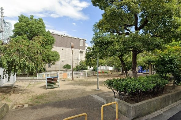 阿倍野区阪南町　土地の周辺|阪南西公園　徒歩４分