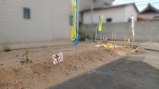 阿倍野区阪南町　土地の外観|すぐに建築のお手配が可能な更地です