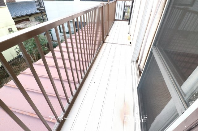 野瀬邸のバルコニー
