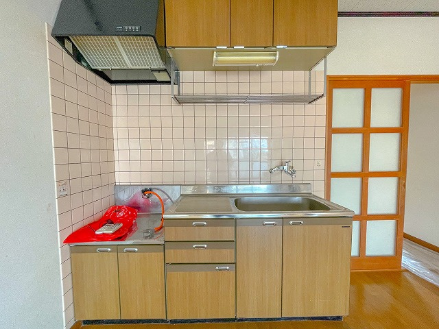 シルキーハイツのキッチン|きれいなキッチンです