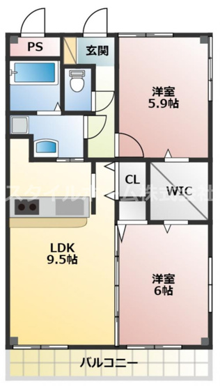 【間取り】 | トゥルクパレス | 使いやすい間取りです。