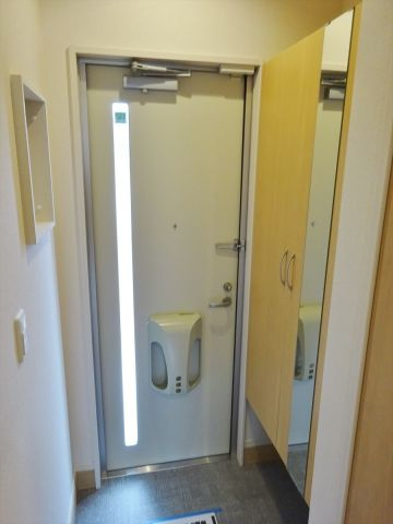 ルミエール　　A棟の玄関