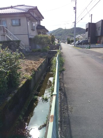 ５７０７３　岐阜市日野東土地の前面道路含む現地写真