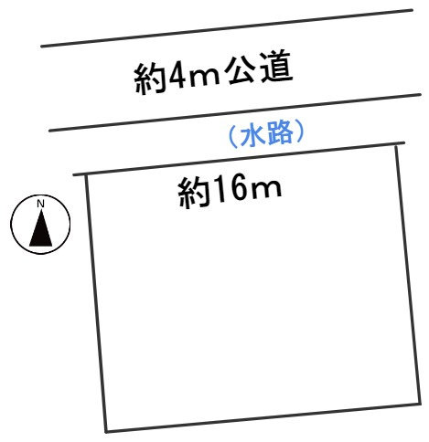 ５７０７３　岐阜市日野東土地の区画図
