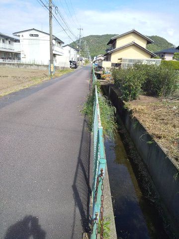 ５７０７３　岐阜市日野東土地の前面道路含む現地写真