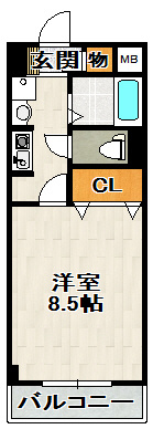 ツインステージ南花屋敷の間取り