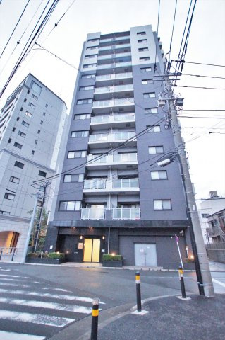 レクシオ川崎桜川公園（川崎区浜町3丁目）の外観|外観です　レクシオ川崎桜川公園　ペット飼育可能　JR東海道線「川崎」駅利用　2008年5月築　2LDK　リノベーション物件　