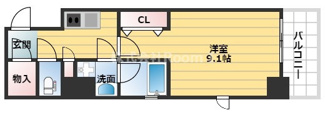 【間取り】 | Fortuney大手前（旧ディームス大手前