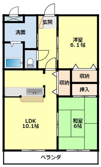 【間取り】 | サンライズ三ツ池