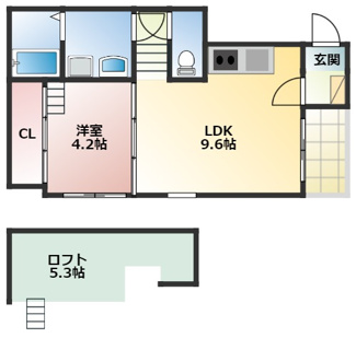 【間取り】 | ミレニア栄生 | 略図のため、現状優先