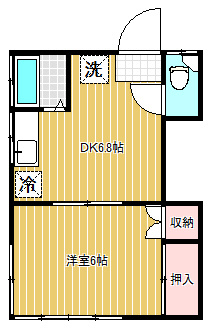 【間取り】 | 千寿ハイツ