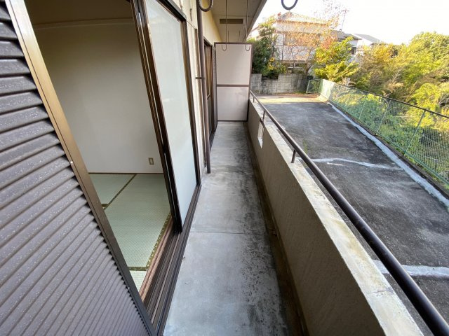 ロイヤルハイツのバルコニー