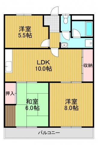 ロイヤルハイツの間取り