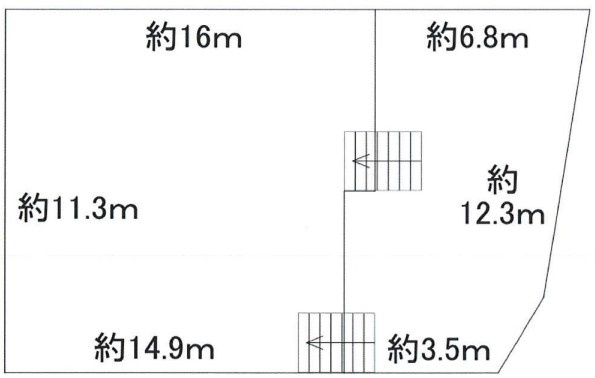 【土地図】 | K11159-B号地金閣 | B号地+C号地　3,940万