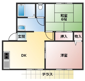 【間取り】 | サンシティ藤並C棟