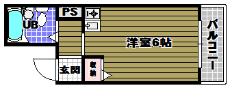 ドムス河内長野の間取り