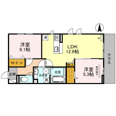 【間取り】 | VentVert小金台