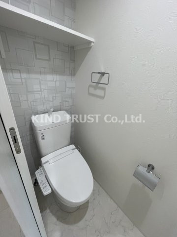 プライマル南森町のトイレ|シンプルで使いやすいトイレです