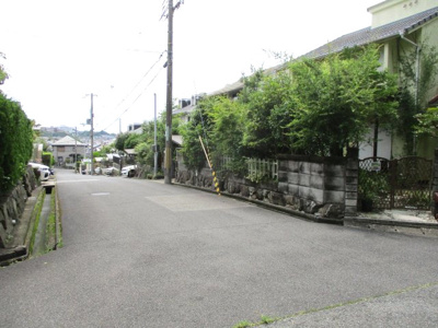 【前面道路含む現地写真】 | 神戸市北区筑紫が丘9丁目　売り土地