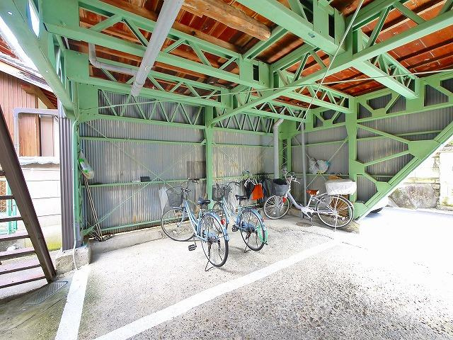 清楽荘のその他共用部分|自転車置き場