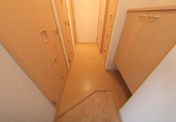 岸和田市磯上町３丁目のハイツの玄関|明るい玄関です