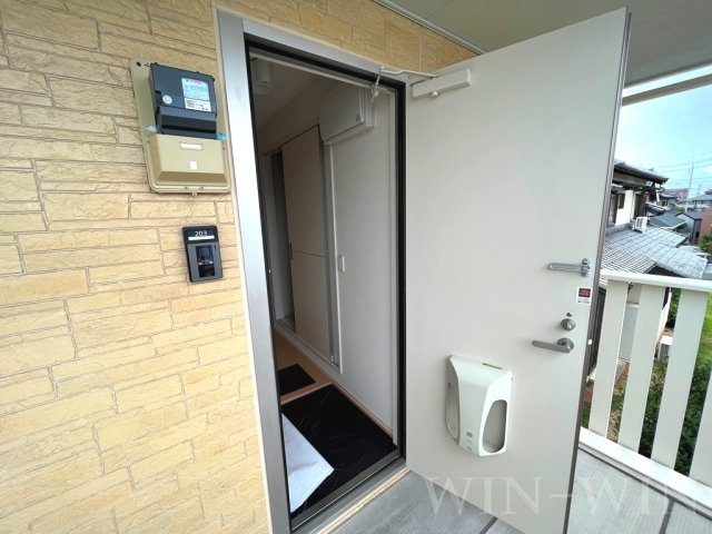 クレール21の玄関