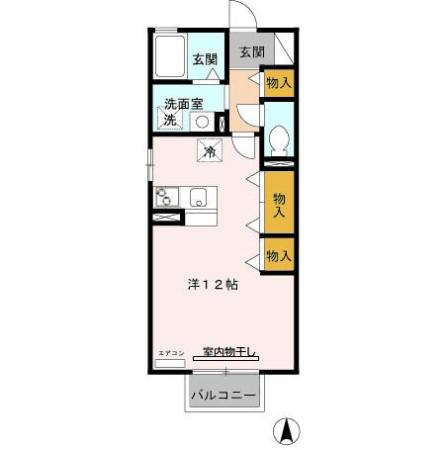 クレール21の間取り