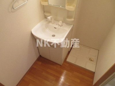 【洗面所】 | メルベーユ高井田（高井田賃貸） | 脱衣スペースもあります