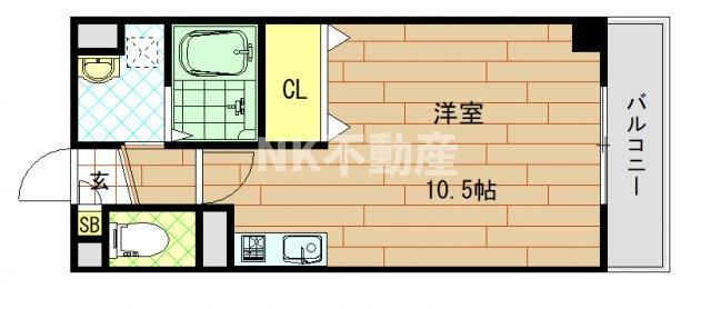 【間取り】 | メルベーユ高井田（高井田賃貸） | 間取りです