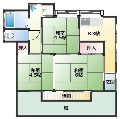 HASAMA HOUSEの間取り