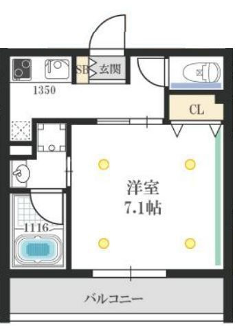 【間取り】 | ステディ八戸ノ里