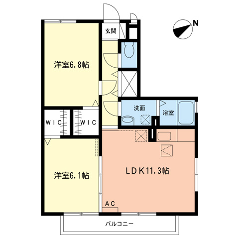 クレシアの間取り