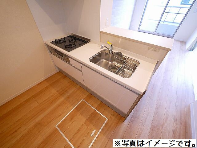 アベニール（尼辻中町）のキッチン|キッチンでお料理をお楽しみください