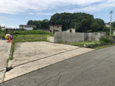 【前面道路含む現地写真】 | 米沢市広幡町成島　土地 | 前面道路含む現地写真です