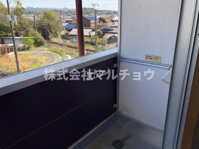 メゾンサンテのバルコニー