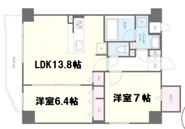 【間取り】 | レイワニティ プレイス