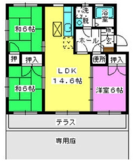 【間取り】 | エクセレント・フジⅡ