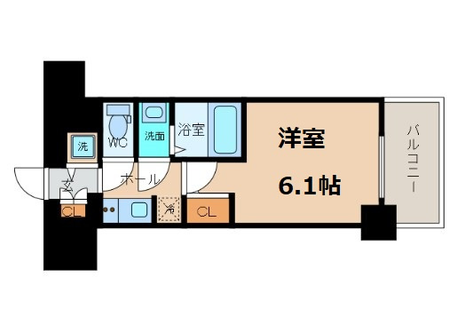 【間取り】 | S-RESIDENCE南堀江