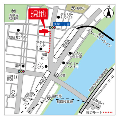 【地図】 | ザ・グローヴ浅草
