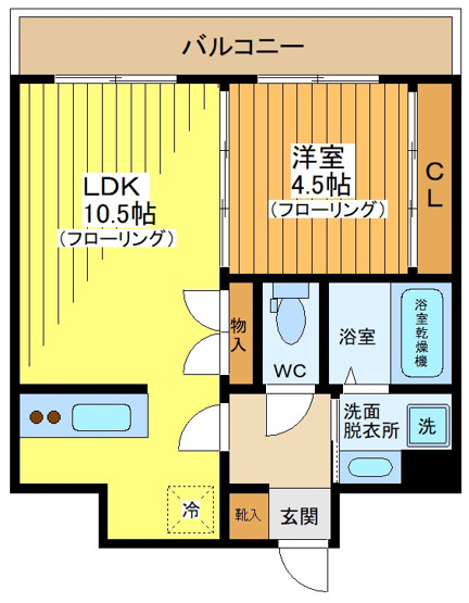 【間取り】 | クレール三軒茶屋