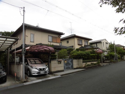 【前面道路含む現地写真】 | 大津市仰木の里7丁目10-3　中古戸建
