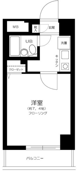 【間取り】 | エクセリア阿佐ケ谷