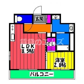 【間取り】 | ラフレシーサ博多駅南Ⅶ | ラフレシーサ博多駅南Ⅶの間取り