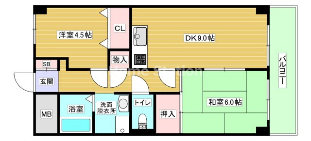 【間取り】 | ブルームコートⅠ