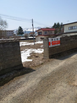 【外観】 | 米沢市城南三丁目　土地 | 冬場