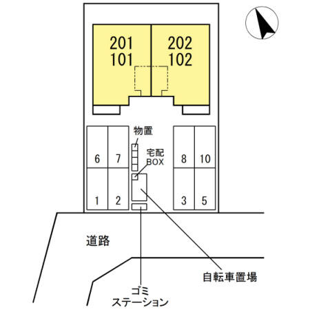 オレンジコートの区画図