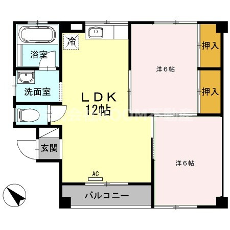 メゾン都原の間取り